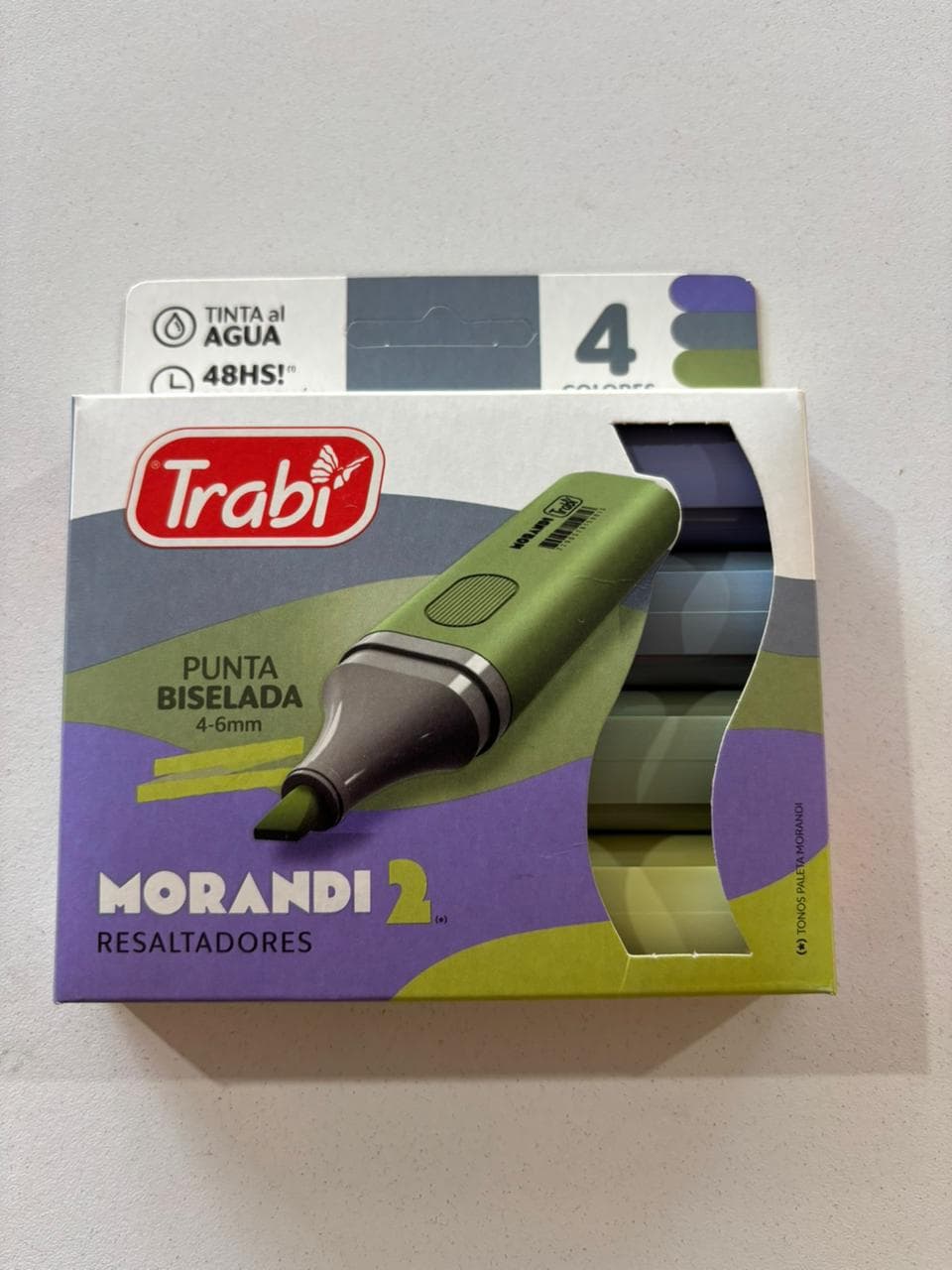 Resaltadores TRABI "Morandi 2" x4